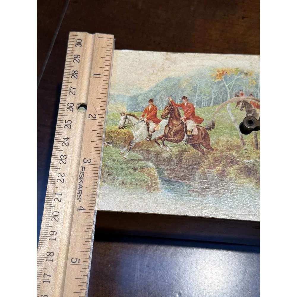 Antique C-Crank Music Box 1870s Manivelle Sur le Pont d'Avignon Equestrian Works